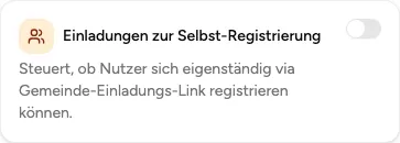 Gemeinde-Logo-Bereich in den System-Einstellungen der Verwaltung (Beispiel aus der öffentlichen Demo).